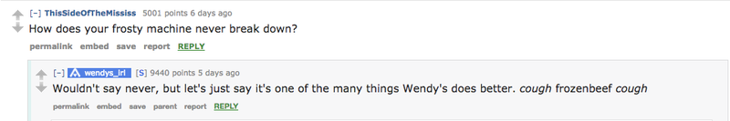 Illustration for article titled Wendy's did a Reddit AMA, trashes McDonald's some more